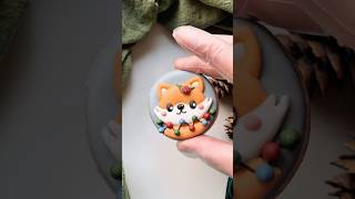 🦊Simle Christmas cookie decorating for beginners cookiedecorating christmas royalicing [upl. by Starobin]