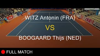 WITZ Antonin FRA VS BOOGAARD Thijs NED  Open Super 12 Auray 2020 [upl. by Atila]