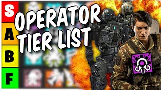 Official Operator Tier List For Operation Twin Shells Y9S3  Rainbow Six Siege 2024 [upl. by Ephram750]