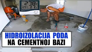 Hidroizolacija kuce i podova  DIY Waterproofing of houses and floors [upl. by Gladwin]