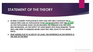 RICARDIAN THEORY OF RENT MICROBUSINESS ECONOMICS [upl. by Braunstein656]