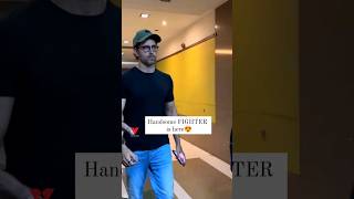 Hrithik Roshan spotted at Marflix Office  Fighter  Deepika Padukone  Anil Kapoor  shorts [upl. by Rinee]