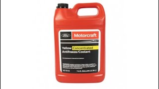 How To Mix Fords New Yellow Coolant [upl. by Romeu]