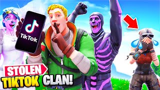 I Stole A Rare Skin TikTok Clan in Fortnite [upl. by Emoryt]