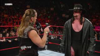 Undertaker and Shawn Michaels talk about their match at [upl. by Ativet]