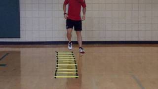 Agility Ladder Drill  Slalom Jump [upl. by Akkire]