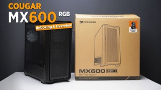 VLOG Cougar MX600 RGB Unboxing amp Overview [upl. by Labannah644]