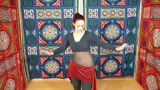 Belynda Azhaar  How To quotHagallaquot 34 Shimmy  Online Belly Dance Lesson [upl. by Teirtza]