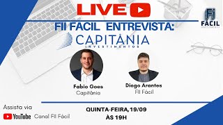 Fundos Imobiliários LIVE com Fabio Goes  Capitânia  CPSH11 [upl. by Mcdougall]