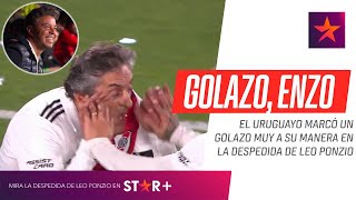 ¡QUÉ GOLAZO ENZO FRANCESCOLI y otra muestra de su vigencia en la Despedida de PONZIO [upl. by Alhahs176]