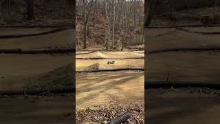 18 Scale 4x4 Nitro Truggy Making Some Laps Today Off Road Backyard RC Track [upl. by Cirdla385]