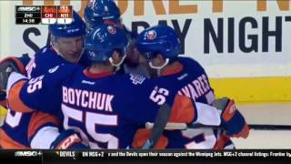 Blackhawks vs Islanders Recap 100915 [upl. by Initof159]