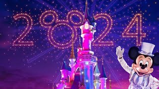 4K Disneyland Paris 20232024 New Years Eve Fireworks NYE [upl. by Muna184]