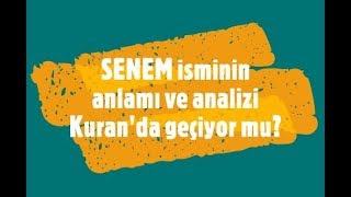 SENEM İsminin Anlamı ve Analizi Nedir [upl. by Gustafson]