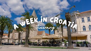 How to spend a week in Croatia  Croatia Itinerary  Croatia Travel Guide Dubrovnik to Split amp more [upl. by Torosian]