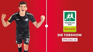 AUS UND VORBEI  32 Spieltag  Regionalliga West  Die Torshow [upl. by Steddman683]