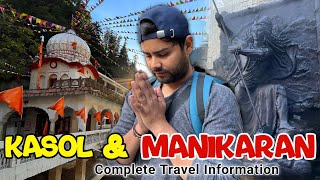 Kasol and Manikaran Trip  Places to visit in Manali Tourist locations in manali Himachal Pradesh [upl. by Ahtaga]