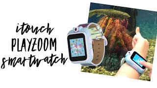 iTouch PlayZoom smartwatch Review and Unboxing Rainbow Holographic [upl. by Amiarom]