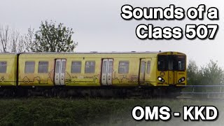 Class 507 sounds from Ormskirk to Kirkdale [upl. by Lebiralc]