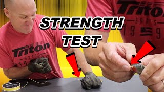 What Is The STRONGEST Fishing knot  REAL Strength Test Of The Most Popular Knots [upl. by Nogas604]