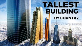 Tallest Building in the world By Country 3D [upl. by Zirkle]