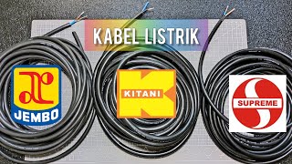 Review Singkat 3 Merk Kabel Listrik Terbaik NYYHY  Tembaga Murni Made In Indonesia 🇮🇩🗿 [upl. by Brenk]