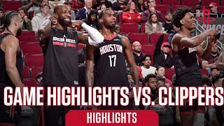 Rockets Defeat Clippers l Houston Rockets [upl. by Garber780]