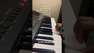 Airtel Ringtone pianotutorial airtelringtone [upl. by Cleo]