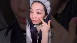 full skincare routine for sensitive acne prone skin I BLOOMING KOCO shorts [upl. by Howlond710]