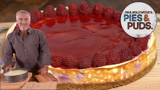 How to bake the SWEET Cranachan Cheesecake  Paul Hollywoods Easy Bakes [upl. by Gilbye]