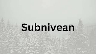 What is the Subnivean Zone [upl. by Rambert379]