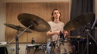 Cut n Run Gordon Goodwin  Big Band Drum Cover [upl. by Oetsira]