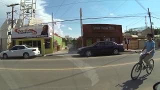 Driving into Los Algodones Mexico for a Sombrero 9 September 2013 Drivers Window GOPR4313 [upl. by Ailongam]