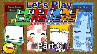 Lets Play Castle Crashers CoOp Part 6  Alienating Many [upl. by Nawaj]