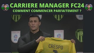 FC 24  COMMENCER PARFAITEMENT UNE CARRIERE MANAGER  LES ETAPES CLES [upl. by Elsie]