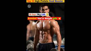 Top 10 High Protein Foods Your Body booster gym fitness factsinhindi [upl. by Ogilvy]