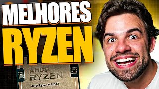 TOP 5 PROCESSADORES RYZEN QUE VALEM A PENA COMPRAR EM 2024 [upl. by Lea]