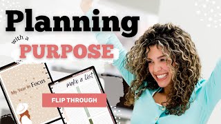 ADHD Adulting DIGITAL PLANNER Flip Through of my Planning with a Purpose Digital Planner [upl. by Opiak]