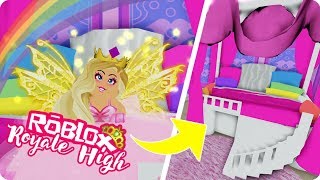 25000 LUXURY PRINCESS DORM ROOM MAKEOVER 🌸💎  Roblox Royale High Roleplay [upl. by Siuqramed752]