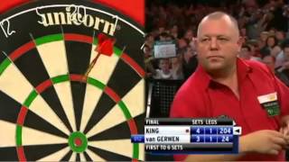 King v van Gerwen  79  FINAL  World Grand Prix 2012 [upl. by Ilyse622]