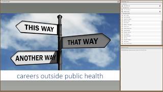 Public health careers outside of the public health sector [upl. by Warrick713]