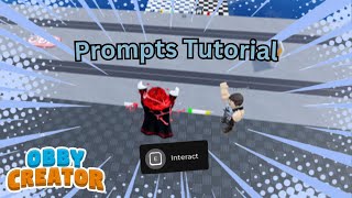 Obby Creator Prompts Tutorial [upl. by Cassaundra249]