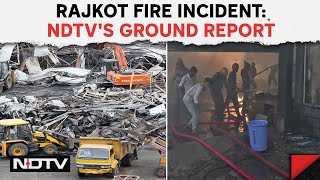 Rajkot TRP Game Zone Fire  After 28 Die At Rajkot Game Zone Questions On Safety Norm Violations [upl. by Aniteb]