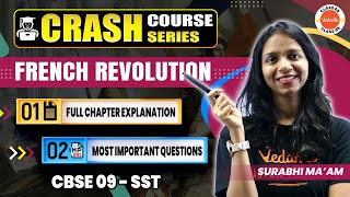 Crash course series  French Revolution  Class 9 SST  CBSE 202324 Final Exam Preparation [upl. by Courcy]