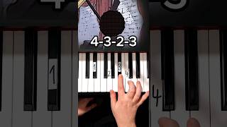 Binks Sake One Piece Piano Tutorial shorts [upl. by Dranyar]