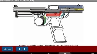 Le pistolet Mauser modèle 1914 expliqué  Application Android  HLebookscom [upl. by Artek573]