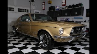 Survivor 1968 Mustang Fastback Sunlit Gold  SOLD [upl. by Oirramaj422]