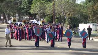 San Gabriel HS  The Thin Red Line  2024 Azusa Golden Days Parade [upl. by Clymer913]