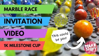 1K Subscriber Marble Race  Sign Up [upl. by Kieryt]