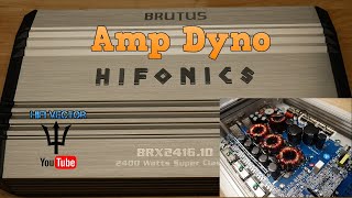 Hifonics amp dyno BRX24161D Big Bang for the buck [upl. by Cyrie]